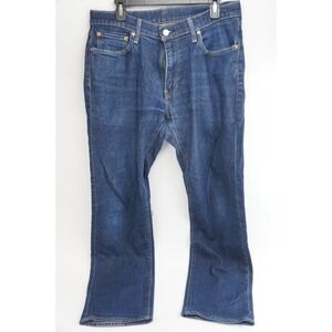 Levi's 541 Athletic Taper Jeans Mens 33x32 Dark Wash Blue Denim VTG Brown Tab